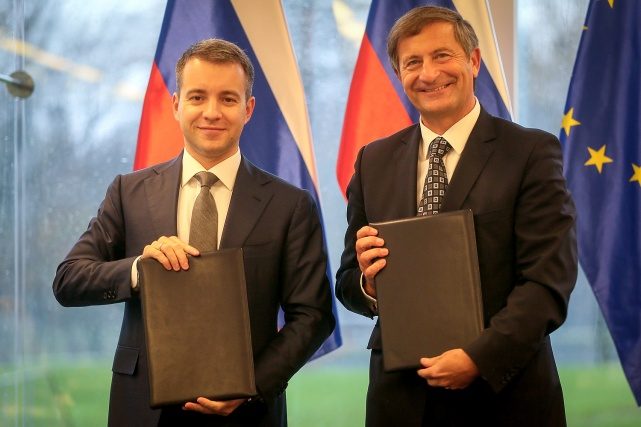 NIKIFOROV-Sloveniya-21.11 Состоялось XIII заседание Межправительственной российско-словенской комиссии